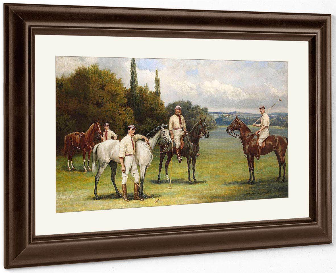 Oil On Canvas By William Henry Walker Fine Art Print