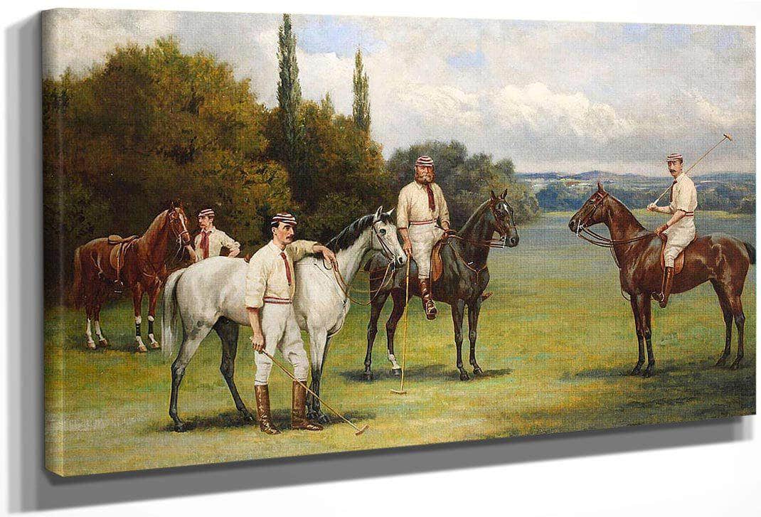 Oil On Canvas By William Henry Walker Fine Art Print