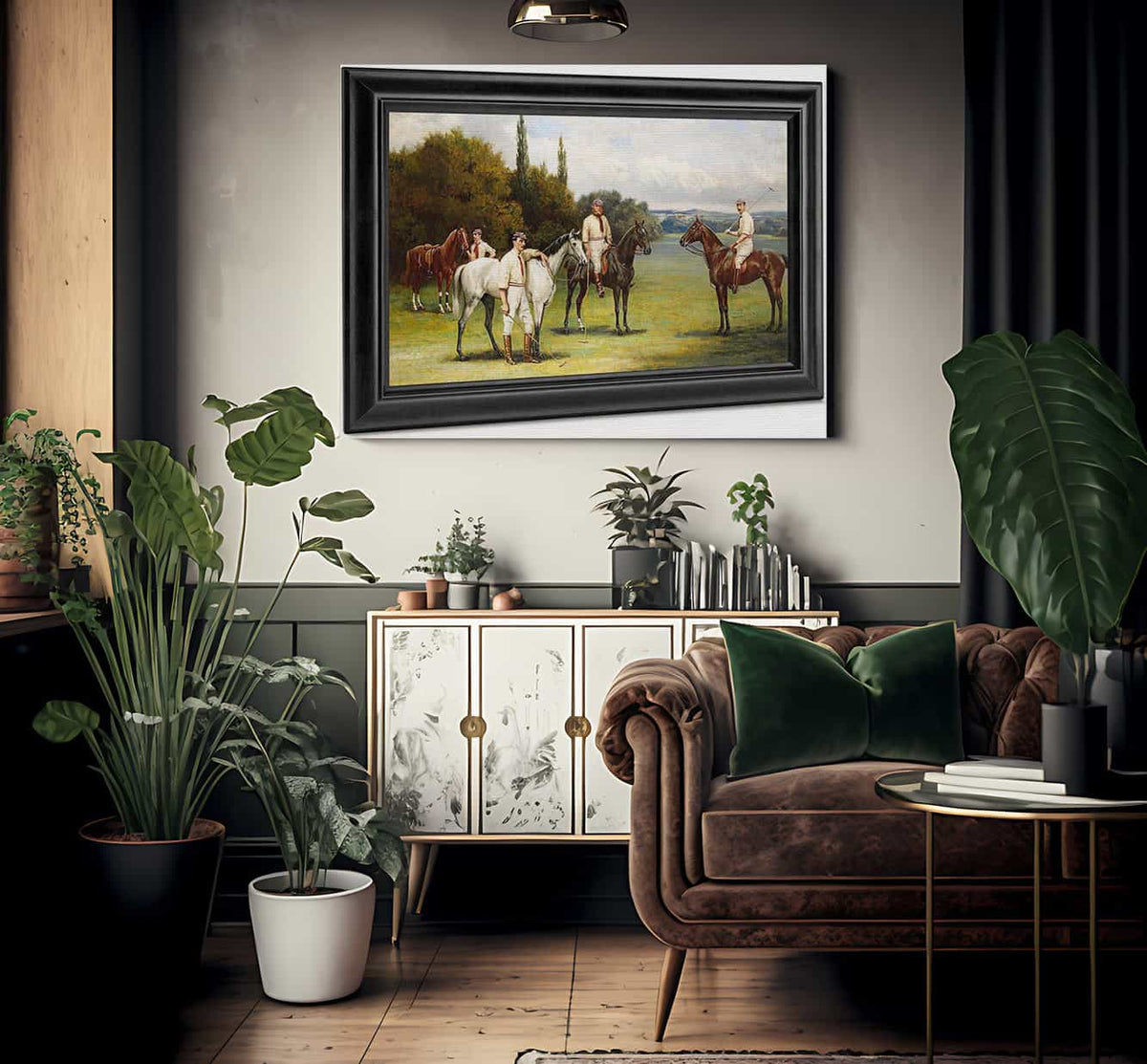 Oil On Canvas By William Henry Walker Fine Art Print