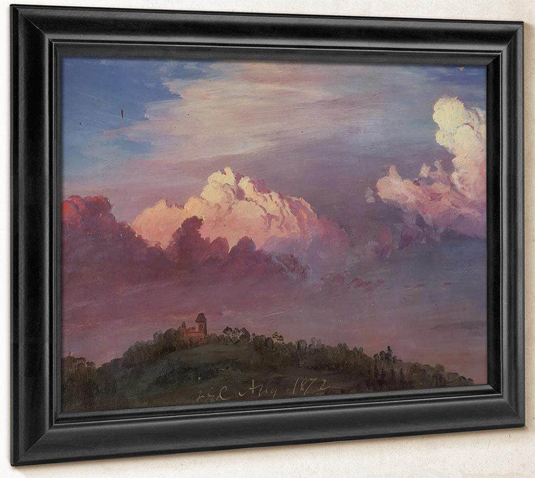 Olana In The Clouds By Fredric Edwin Church Fine Art Print