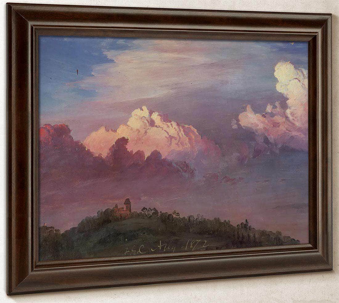 Olana In The Clouds By Fredric Edwin Church Fine Art Print