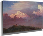 Olana In The Clouds By Fredric Edwin Church Fine Art Print