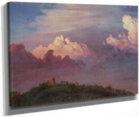 Olana In The Clouds By Fredric Edwin Church Fine Art Print