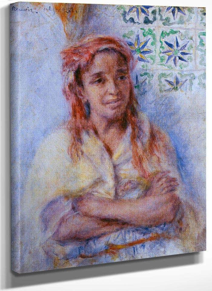 Old Arab Woman By Pierre August Renoir Fine Art Print