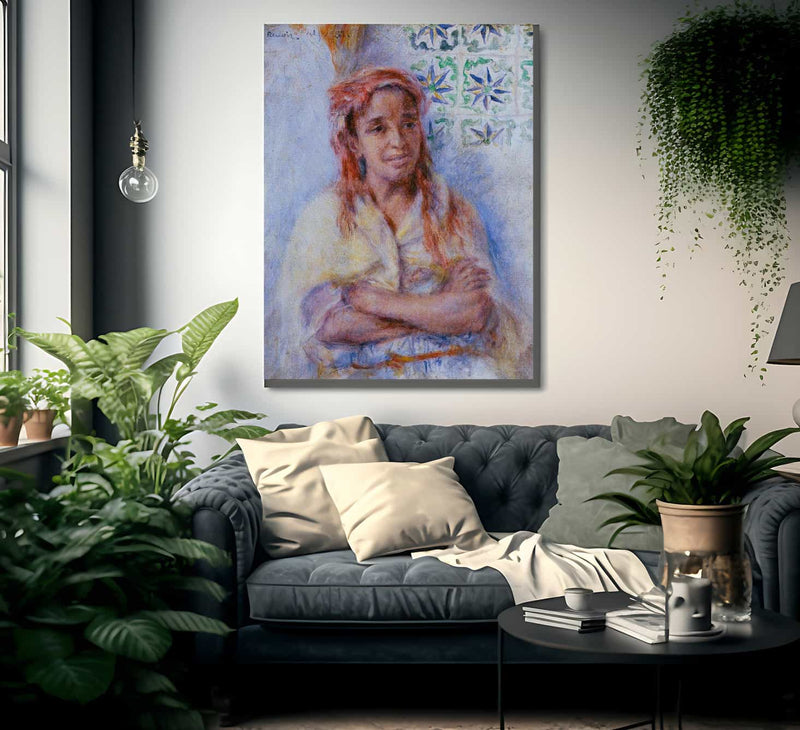 Old Arab Woman By Pierre August Renoir Fine Art Print