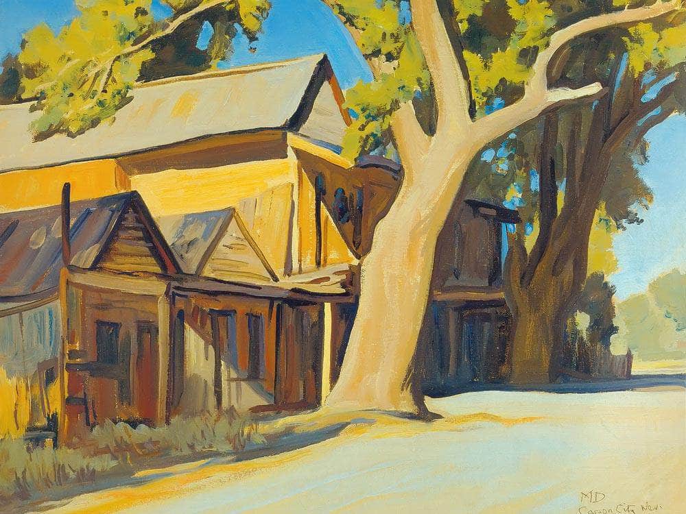 Old Chinatown By Maynard Dixon Fine Art Print