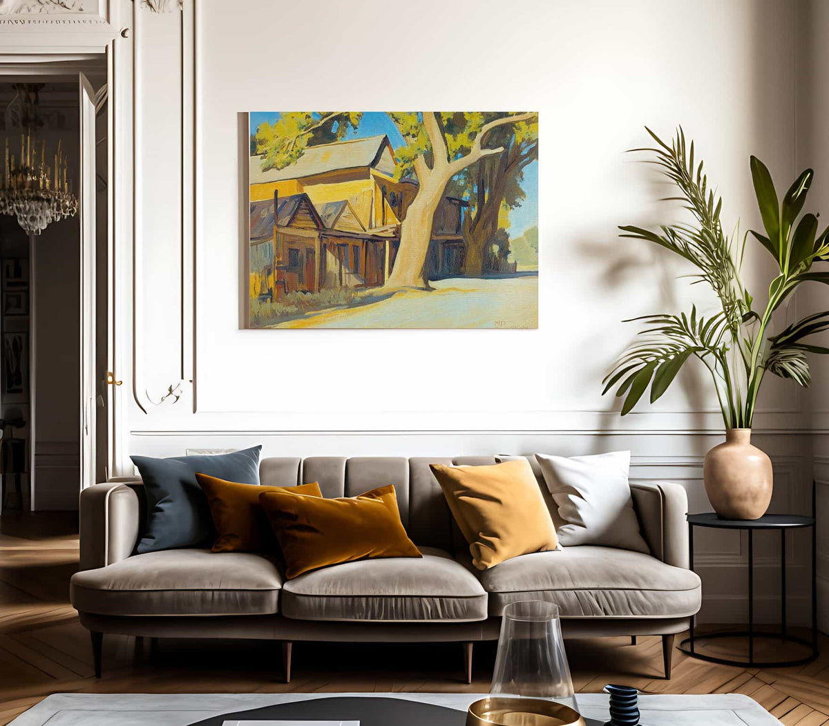 Old Chinatown By Maynard Dixon Fine Art Print