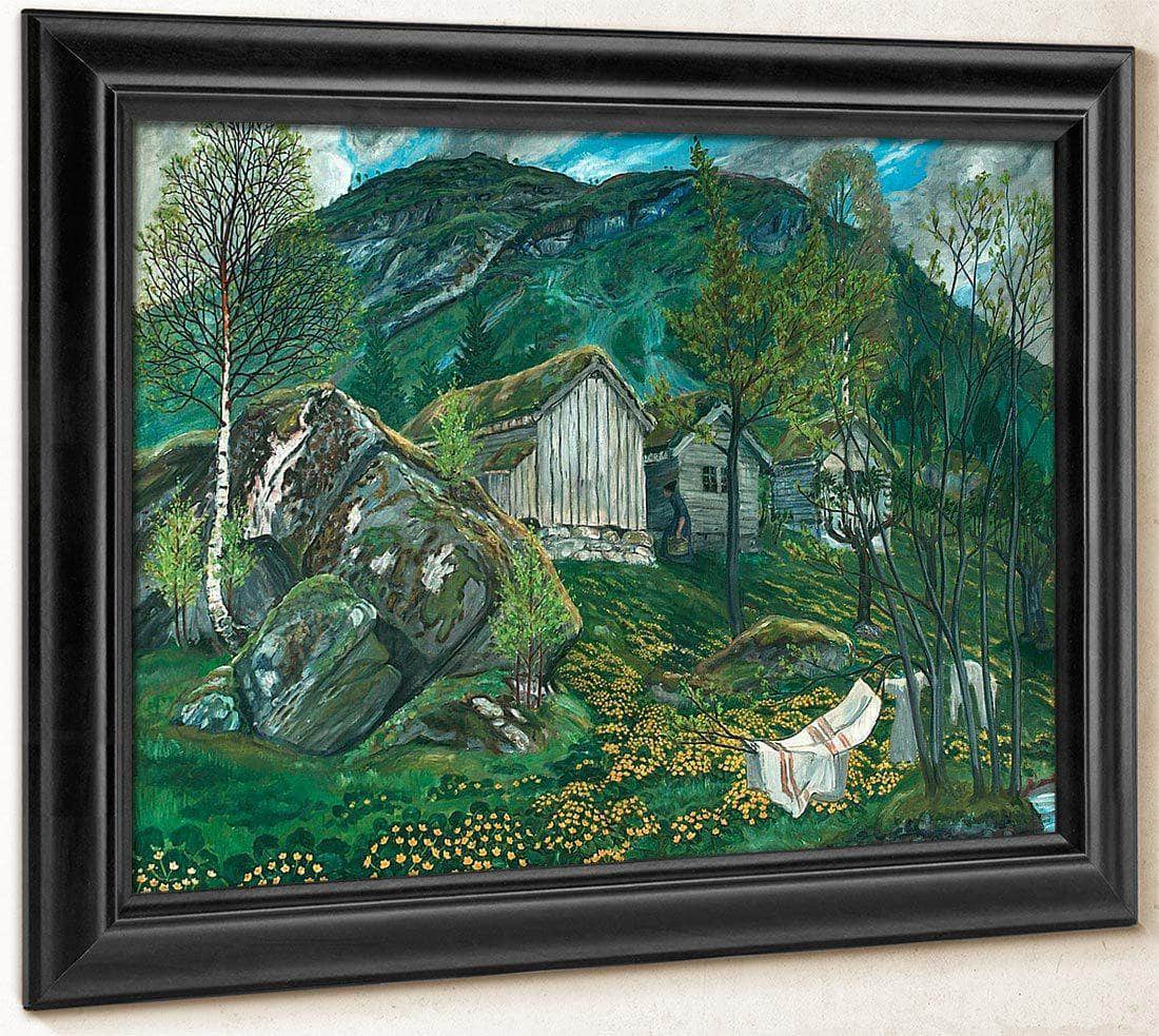 Old Cotter's Farm By Nicolai Astrup Fine Art Print