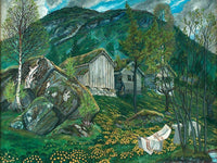Old Cotter's Farm By Nicolai Astrup Fine Art Print