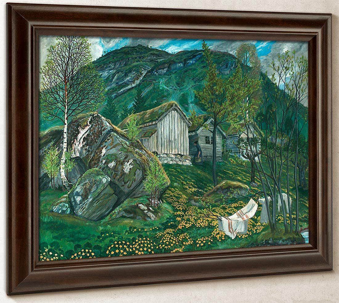 Old Cotter's Farm By Nicolai Astrup Fine Art Print