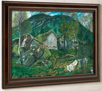 Old Cotter's Farm By Nicolai Astrup Fine Art Print