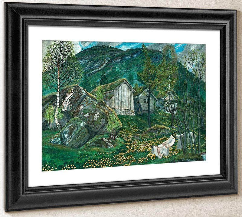 Old Cotter's Farm By Nicolai Astrup Fine Art Print