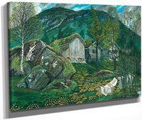 Old Cotter's Farm By Nicolai Astrup Fine Art Print