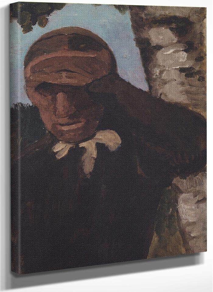 Old Farmer By Paula Modersohn Becker Fine Art Print