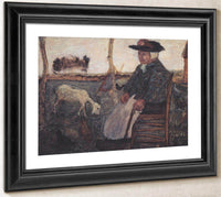 Old Farmer With A Goat By Paula Modersohn Becker Fine Art Print