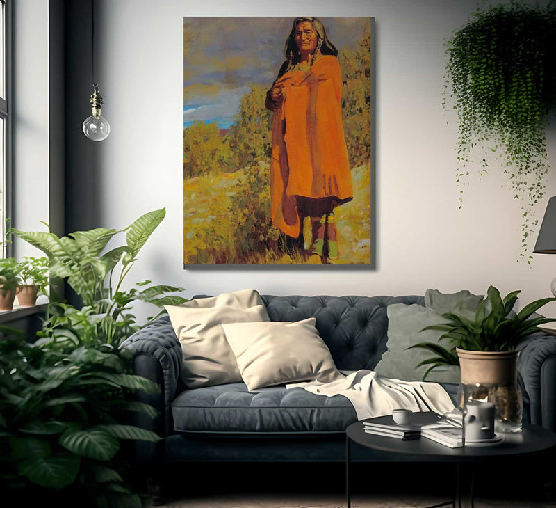 Old Flathead By Maynard Dixon Fine Art Print