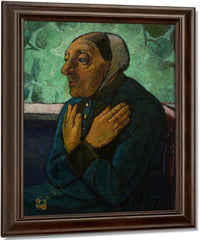 Old Peasant Woman By Paula Modersohn Becker Fine Art Print