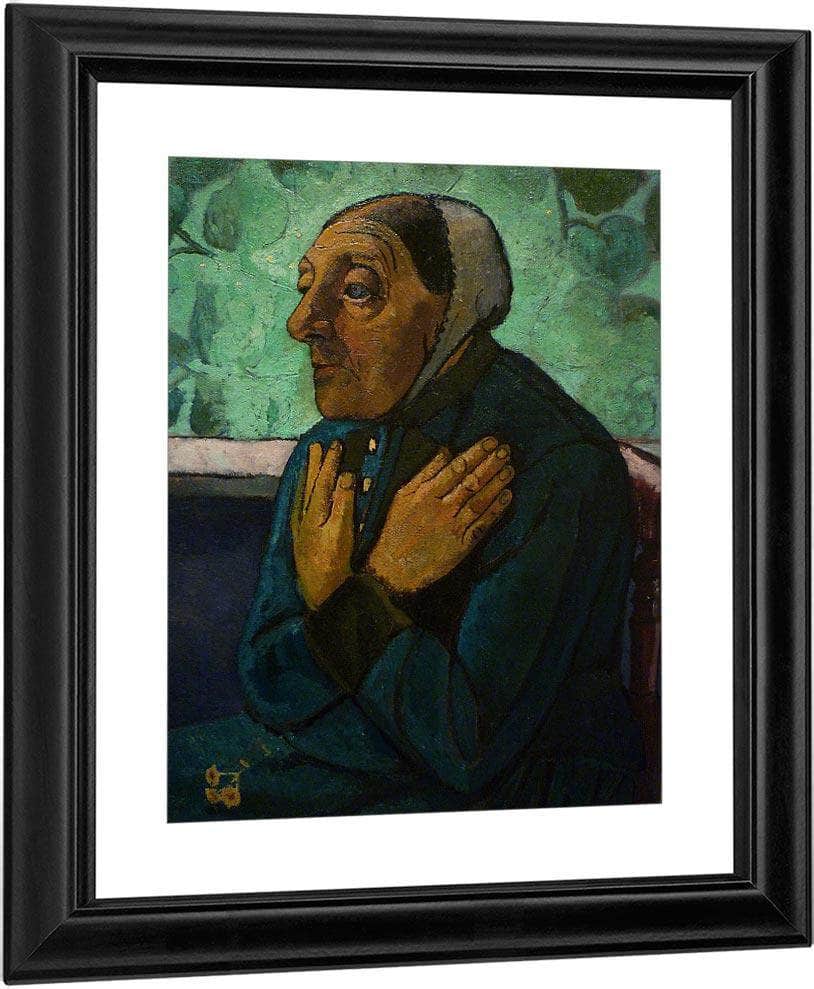 Old Peasant Woman By Paula Modersohn Becker Fine Art Print