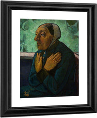 Old Peasant Woman By Paula Modersohn Becker Fine Art Print