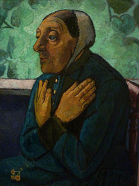 Old Peasant Woman By Paula Modersohn Becker Fine Art Print