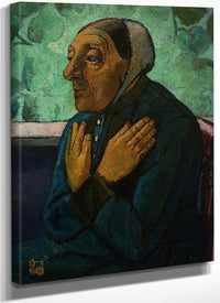 Old Peasant Woman By Paula Modersohn Becker Fine Art Print