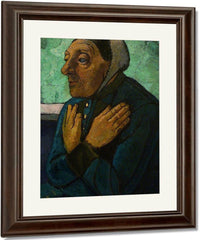 Old Peasant Woman By Paula Modersohn Becker Fine Art Print
