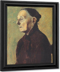 Old Woman In Profile By Paula Modersohn Becker Fine Art Print