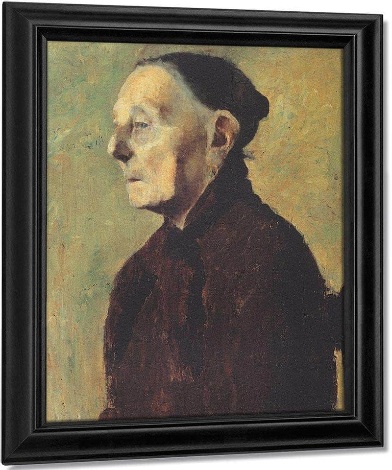Old Woman In Profile By Paula Modersohn Becker Fine Art Print