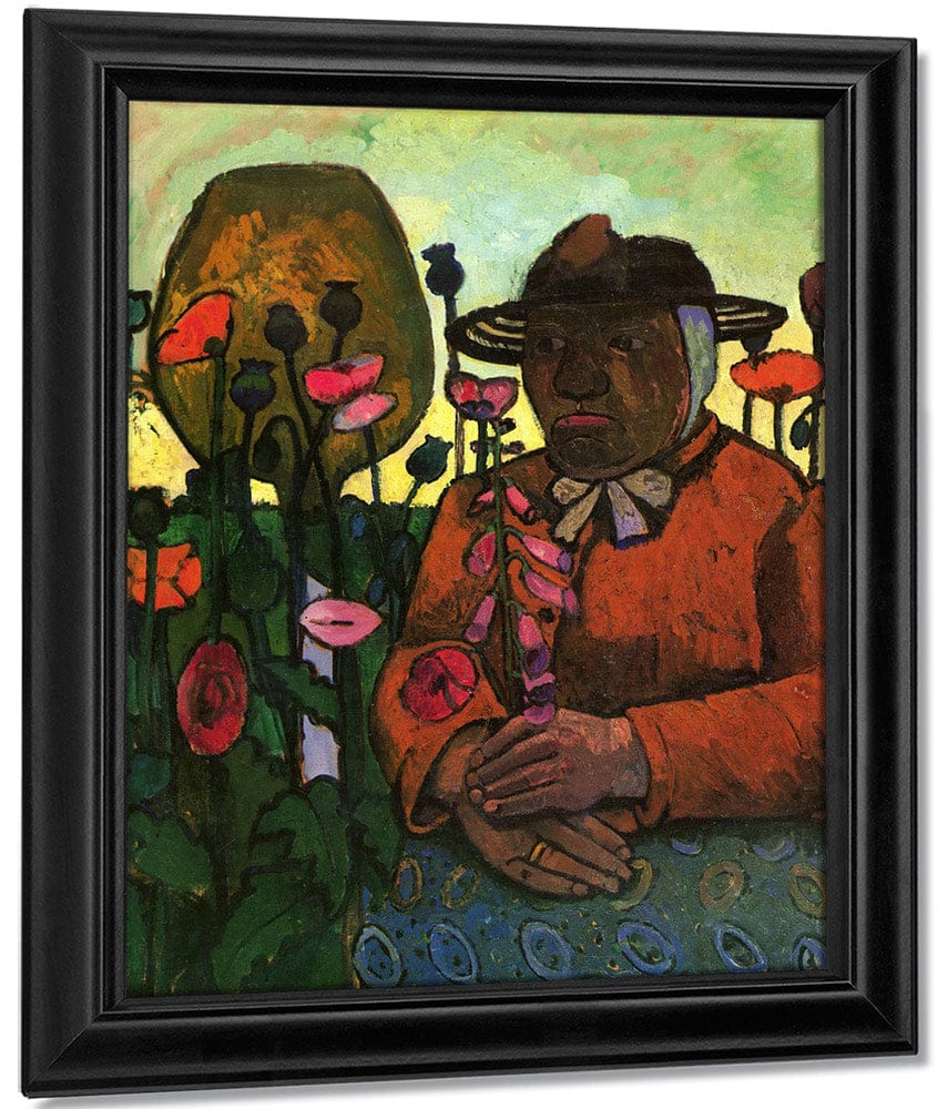Old Woman In The Garden 1906 By Paula Modersohn Becker Fine Art Print