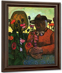 Old Woman In The Garden 1906 By Paula Modersohn Becker Fine Art Print
