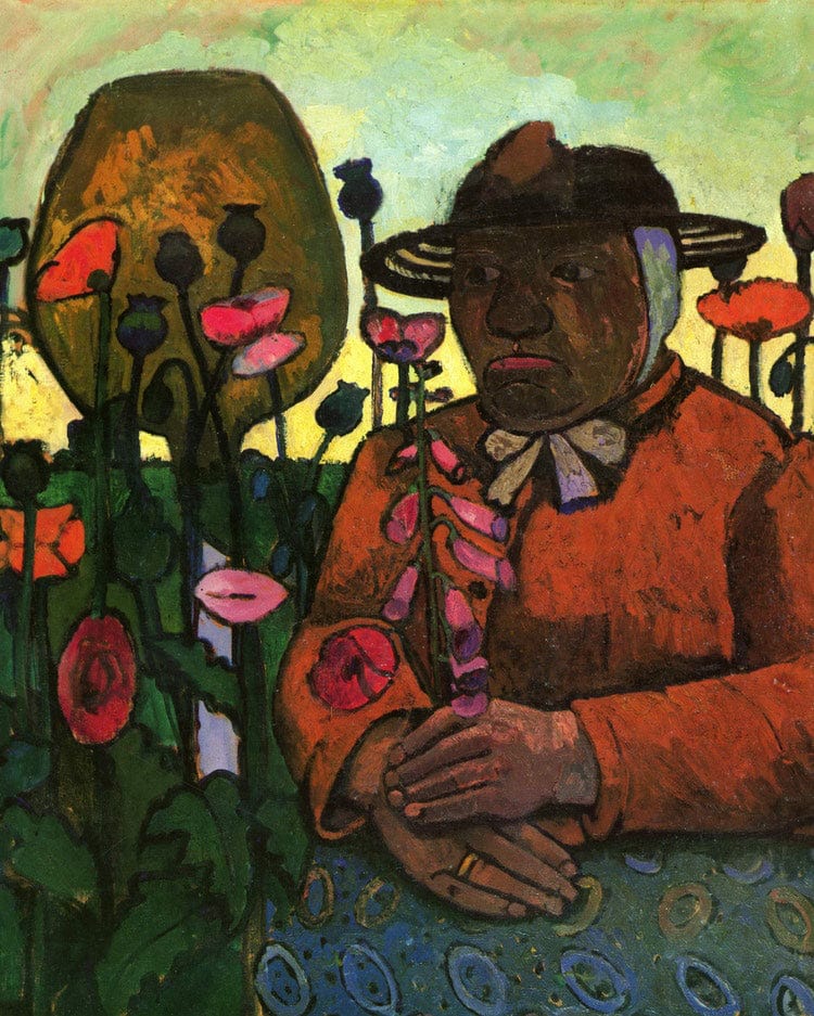 Old Woman In The Garden 1906 By Paula Modersohn Becker Fine Art Print