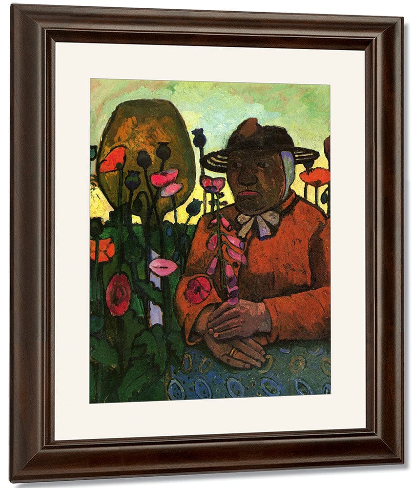 Old Woman In The Garden 1906 By Paula Modersohn Becker Fine Art Print