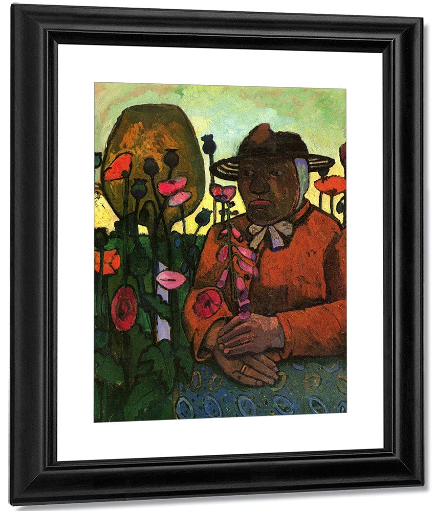 Old Woman In The Garden 1906 By Paula Modersohn Becker Fine Art Print