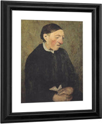 Old Woman With Handkerchief By Paula Modersohn Becker Fine Art Print