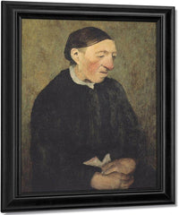Old Woman With Handkerchief By Paula Modersohn Becker Fine Art Print