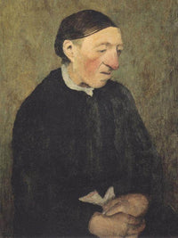 Old Woman With Handkerchief By Paula Modersohn Becker Fine Art Print