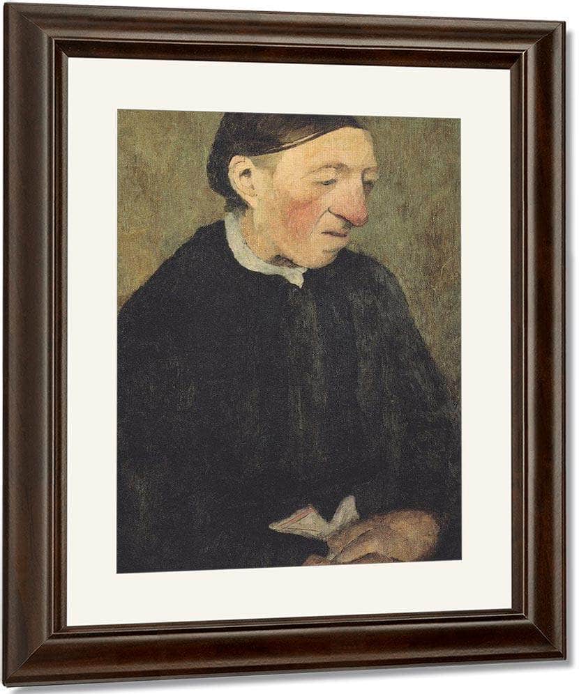 Old Woman With Handkerchief By Paula Modersohn Becker Fine Art Print