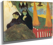 Old Women In Arles ( In The Arles Hospital Garden) By Paul Gauguin Fine Art Print