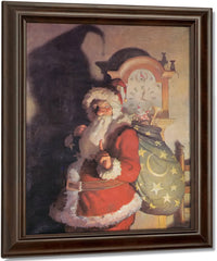 Ole Saint Nick (Old Kris) By NC Wyeth Fine Art Print