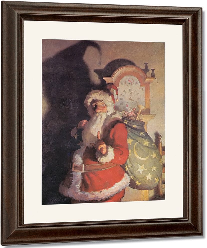Ole Saint Nick (Old Kris) By NC Wyeth Fine Art Print