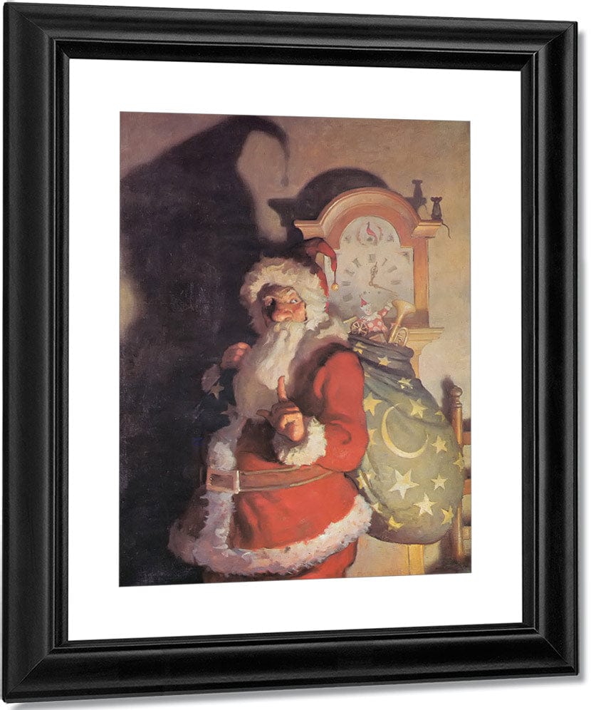 Ole Saint Nick (Old Kris) By NC Wyeth Fine Art Print