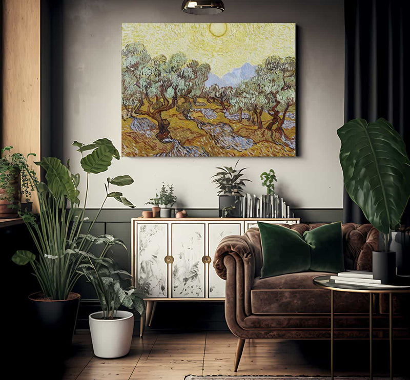 Olive Trees By Vincent Van Gogh Fine Art Print
