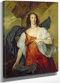 Olivia Wife Of Endymion Porter By Anthony Van Dyck Fine Art Print