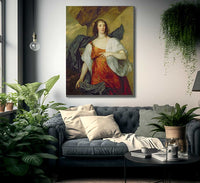 Olivia Wife Of Endymion Porter By Anthony Van Dyck Fine Art Print