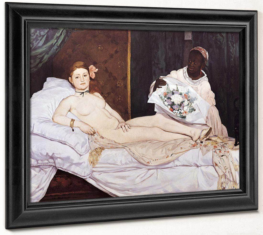 Olympia 1863 By Edouard Manet Fine Art Print