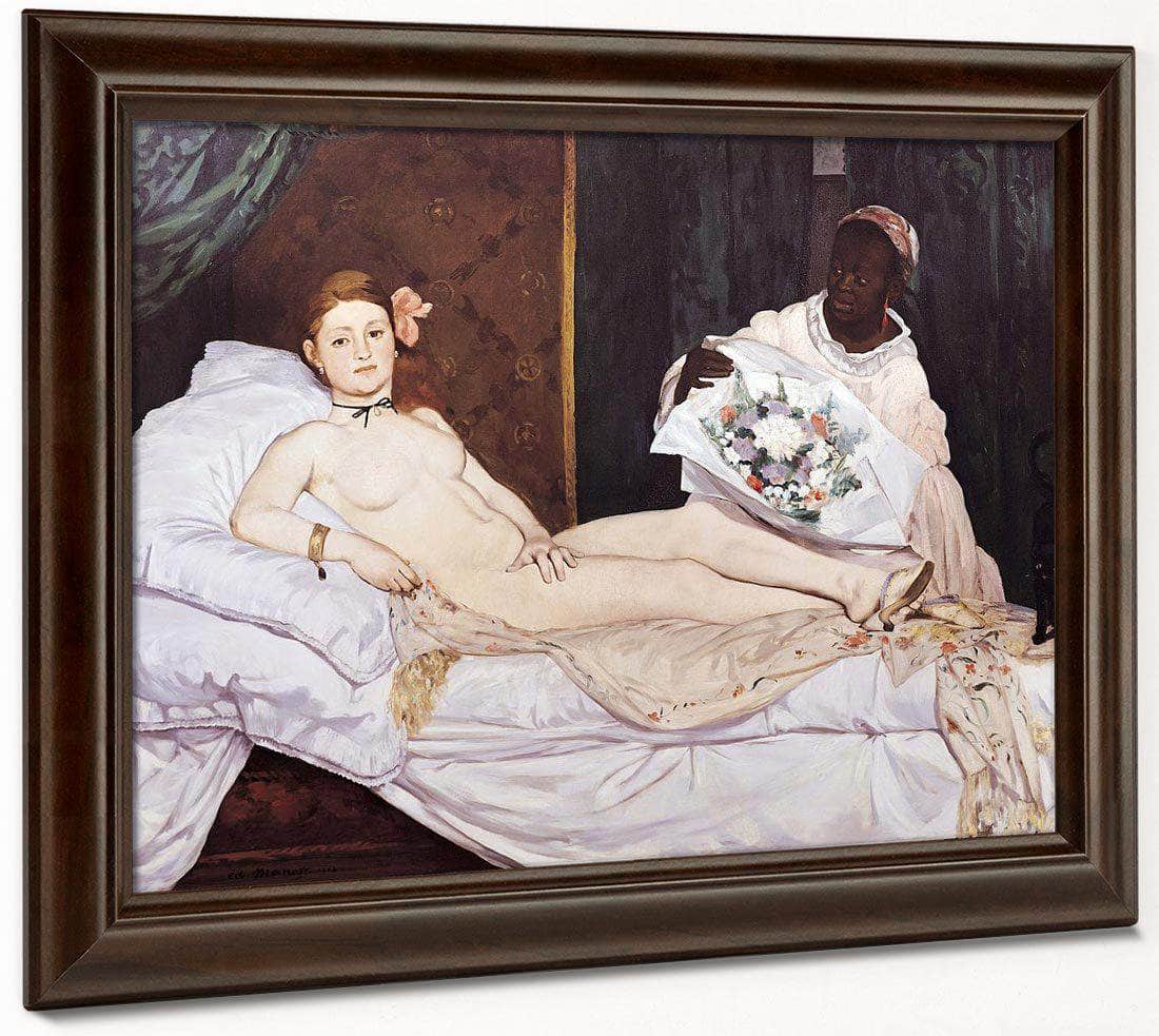 Olympia 1863 By Edouard Manet Fine Art Print