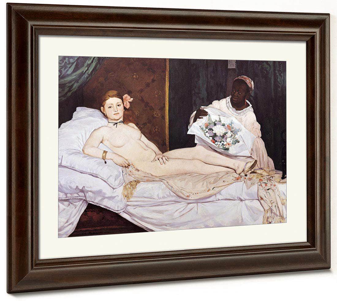 Olympia 1863 By Edouard Manet Fine Art Print