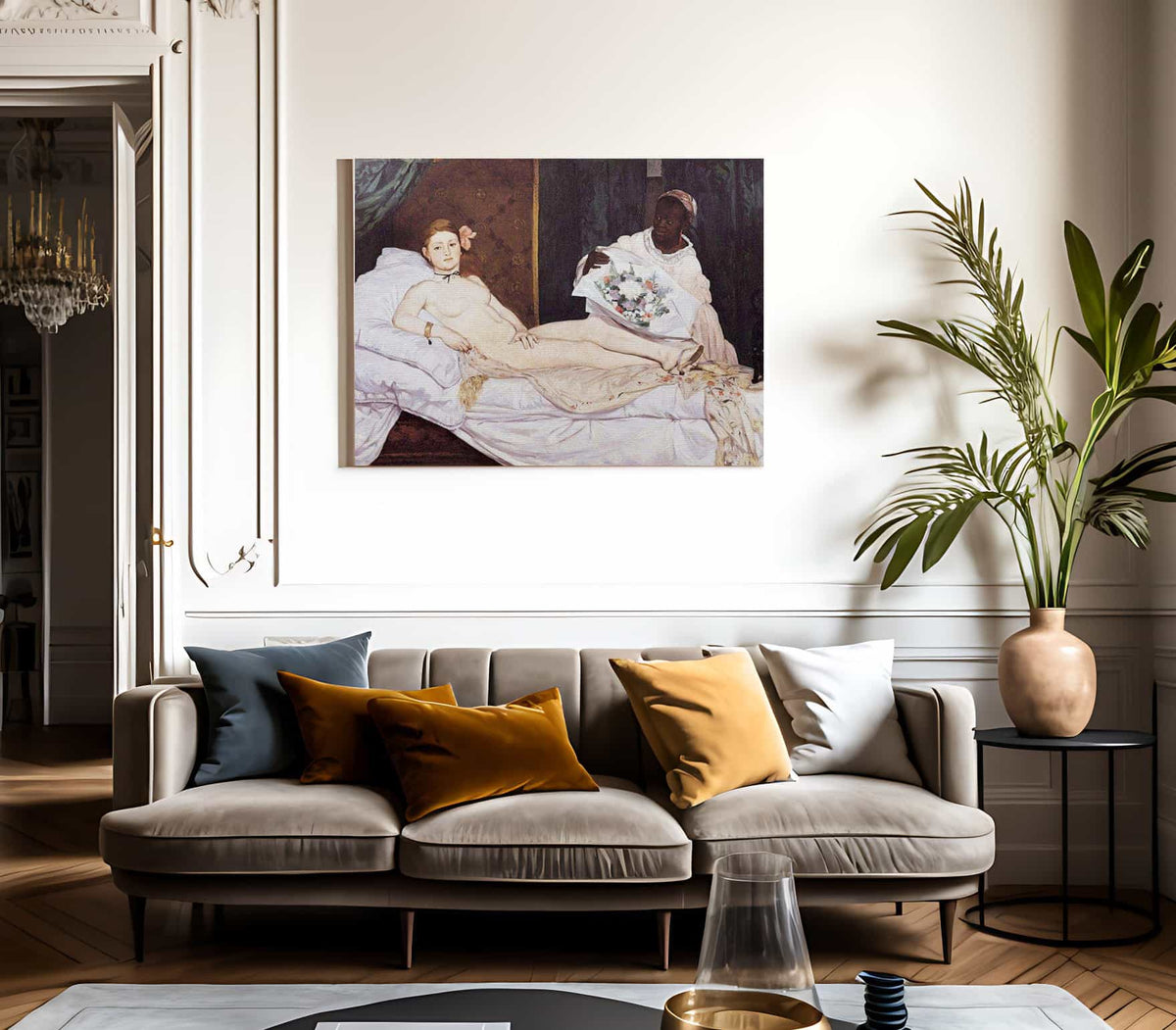 Olympia 1863 By Edouard Manet Fine Art Print
