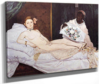 Olympia 1863 By Edouard Manet Fine Art Print