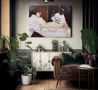 Olympia 1863 By Edouard Manet Fine Art Print